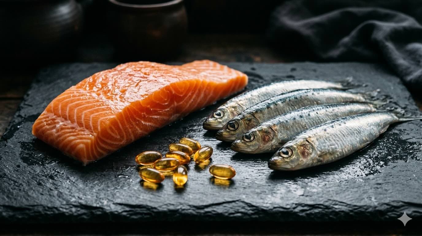 Omega-3: Guida Completa — Benefici Reali, Dosaggio e Perché il Rapporto con gli Omega-6 Conta di Più